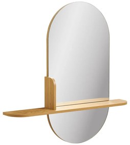 Стенно огледало с рафт 92x94,5 cm Barco – House Nordic