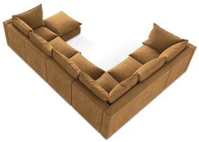 Теракотен ъглов диван (ляв ъгъл/U форма) Manao – Makamii