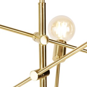 Интелигентна висяща лампа месинг 6-светлина с Wi-Fi G95 - Sydney