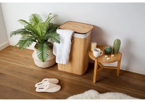 Бамбуков кош за пране в естествен цвят 78 л Bamboo – Compactor
