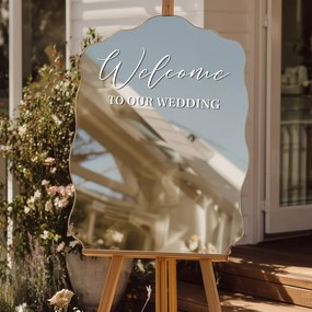 Стикер za огледало S13 – Welcome to our wedding