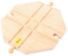 Bigjigs - Дървенa ЖП релсa - Пресичаща плоча