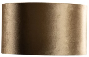 Кадифена абажура бронз със златно вътрешно покритие 35/35/20