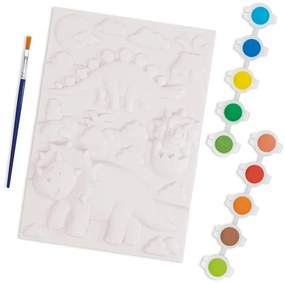 Galt - Комплект за рисуване на релефна картина, Динозаври