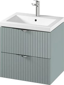 Cersanit S801-544 -Стенен шкаф за баня с мивка TIRSO 60x45 см в цвят мента