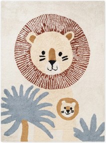 Кремав памучен детски килим подходящ за пране/ръчно изработен 140x200 cm Snuggle Leander – Hanse Home