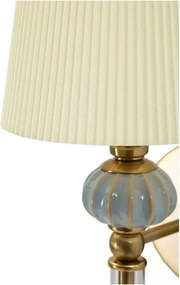 Бяла/златистa стенна лампа Warsaw – Mauro Ferretti