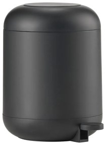 Черно пластмасово кошче за боклук с педал 4 l Sensu – Zone