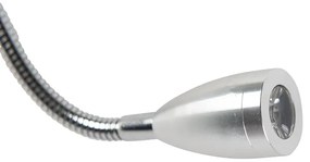 Модерна стенна лампа бяла с черен абажур - Brescia