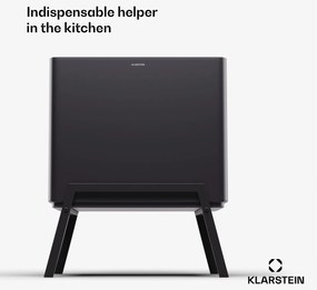 Klarstein Yuma, кош за отпадъци, 40 литра, включително компостър, с крачета, филтър за миризми