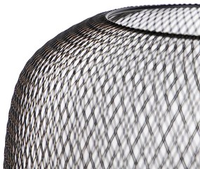 Модерна подова лампа черна 135 см - Bliss Mesh