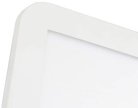 Таванна лампа бяла 22,5 см с LED 3-степенно димиране IP44 - Steve