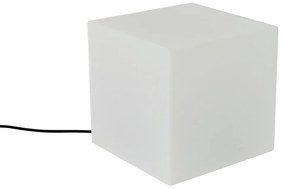 Комплект от 2 подови лампи за външен монтаж бели 30 и 38 см квадратни IP44 - Nura