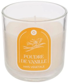 Ароматна свещ atmosphera Floa, Стъкло, 115 g - Vanilla