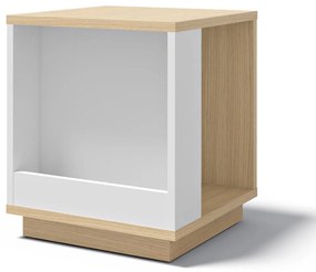 Дъбова странична маса 40x40 cm Ella - TemaHome