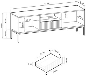 ТV шкаф Palermo-Leuko