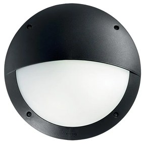 Ideal Lux - Техническа лампа 1xE27/23W/230V черна IP66