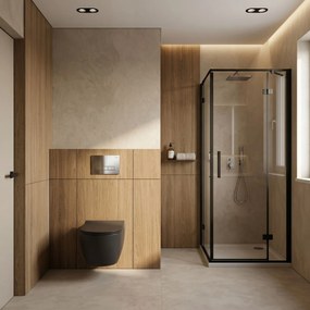 Комплект Структура за Вграждане за WC Slim 024N с Бутон HD Chrome