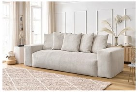 Кремав диван от рипсено кадифе 280 cm Voltaire – Bobochic Paris