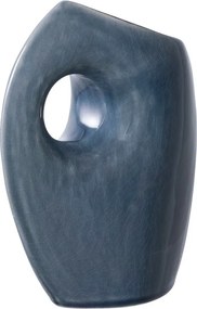 Тъмносиня керамична ваза (височина 18 cm) – House Nordic