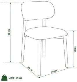 АЛДО Кафяв Таупе (тъкан Монза 40)/рамка лакиран дъб - ДЪРВЕН СТОЛ БУКЛЕ ЗА ДНЕВНА, ТРАПЕЗАРИЯ, КУХНЯ РЕТРО