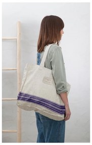 Текстилна чанта Сини ивици, ширина 42 cm - Really Nice Things