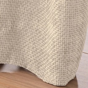 Бежово перде от шенил 140x260 cm Leo – douceur d'intérieur