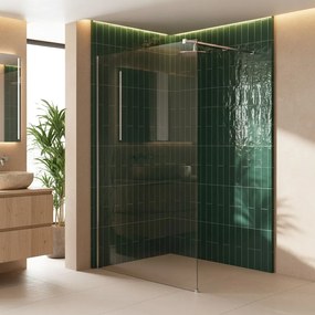 Параван за душ Rea Flexi Transparent / Chrome 130