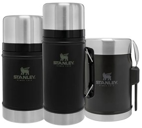 Черен термос за храна от неръждаема стомана 400 ml Legendary Classic Black – Stanley