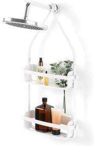 Бял висящ пластмасов рафт за баня Flex - Umbra