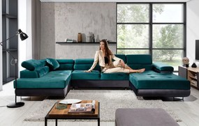 Ъглов диван Romeo-Left-Gray-Petrol