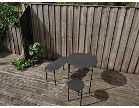 Черен метален стол Disc – Zone