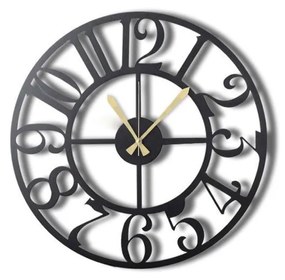 Метален стенен часовник The Old Times, ø 50 cm - Bystag