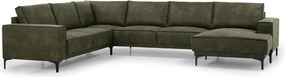 Зелен ъглов диван (десен ъгъл) Copenhagen - Scandic