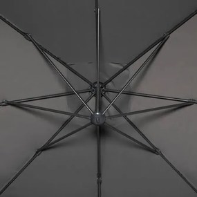 Градински чадър със странична стойка Hesperide Cayo, 3x3 m - Шисти