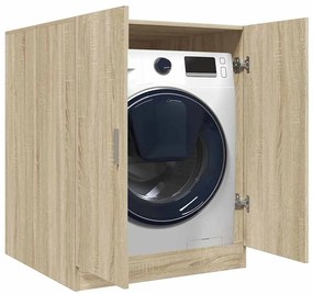 849649 vidaXL Шкаф за пералня сонома дъб 70,5x71,5x91,5 см