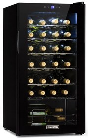 Klarstein Shiraz 28 Uno, охладител за вино, 74l, 28fl, сензорен контролен панел, 5-18°C