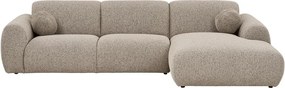 Сиво-бежов ъглов диван (десен ъгъл) Clyde – House Nordic