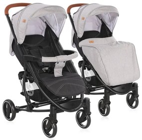 Детска количка S-300 LORELLI - Grey&Black