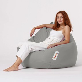 Градински пуф Premium XXL, цвят Сив