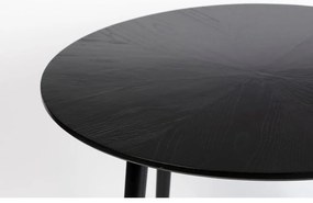 Кръгла маса за хранене с дъбов плот ø 120 cm Fabio - White Label