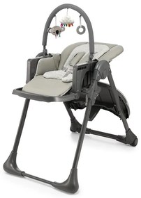 KINDERKRAFT - Детско столче за хранене TUMMIE сив
