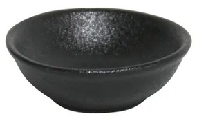 Horecano - Керамична купичка за сос черна 7,5см (1644)
