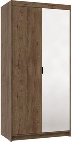 Гардероб Ester 2D1L двукрилен-Кафе