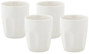 Бели порцеланови чаши в комплект от 4 чаши по 200 мл Basic - Maxwell &amp; Williams