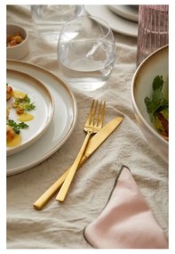 Стоманен прибори за хранене 16 бр. в месингов цвят Brass – Bitz