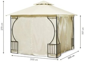Градинска палатка 3 x 3 м