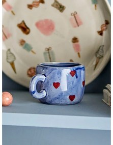 Синя керамична детска чаша 115 ml Nini – Bloomingville Mini