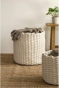 Текстилна кошница ø 40x40 cm Peach Skin Round XL – Bigso