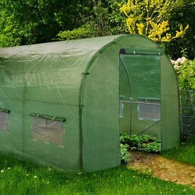 Качествен градински полиетиленов оранжерия 3 х 8 м